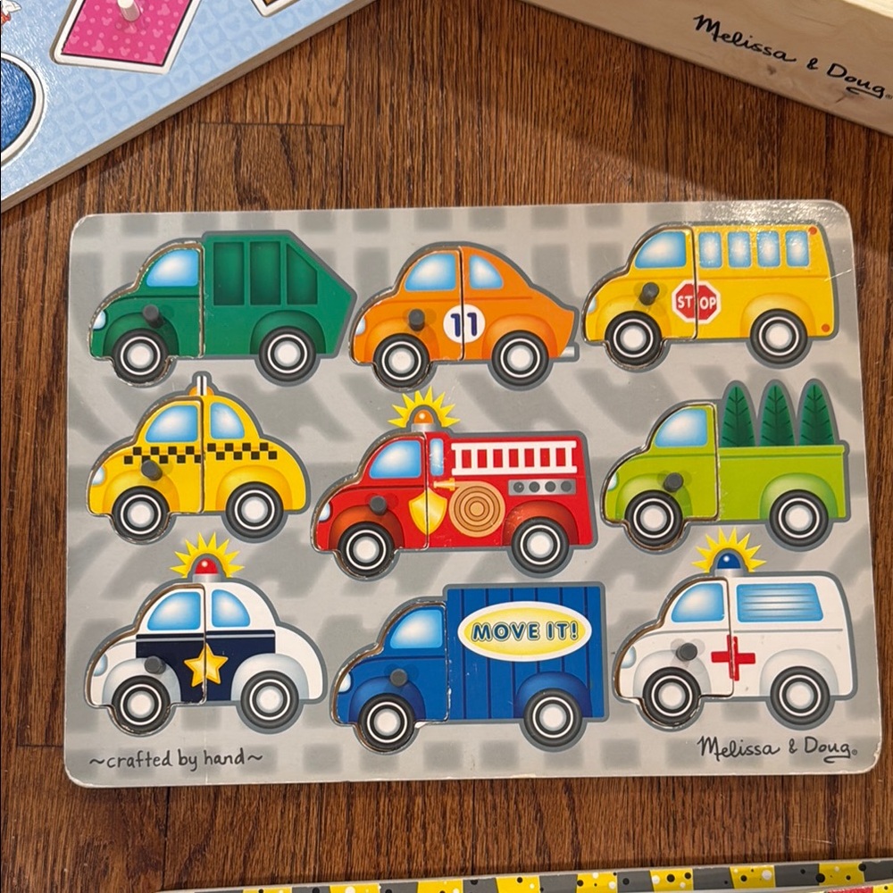 6 Wooden Puzzles + Puzzle Rack - Melissa and Doug - Picture 5 of 9